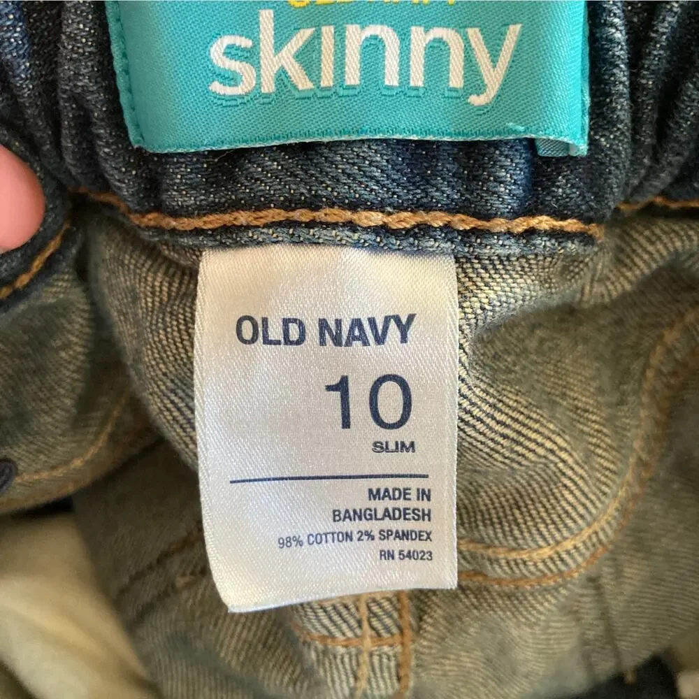 Old Navy Girls Skinny Jeans, Size 10